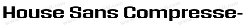 House Sans Compresse字体转换